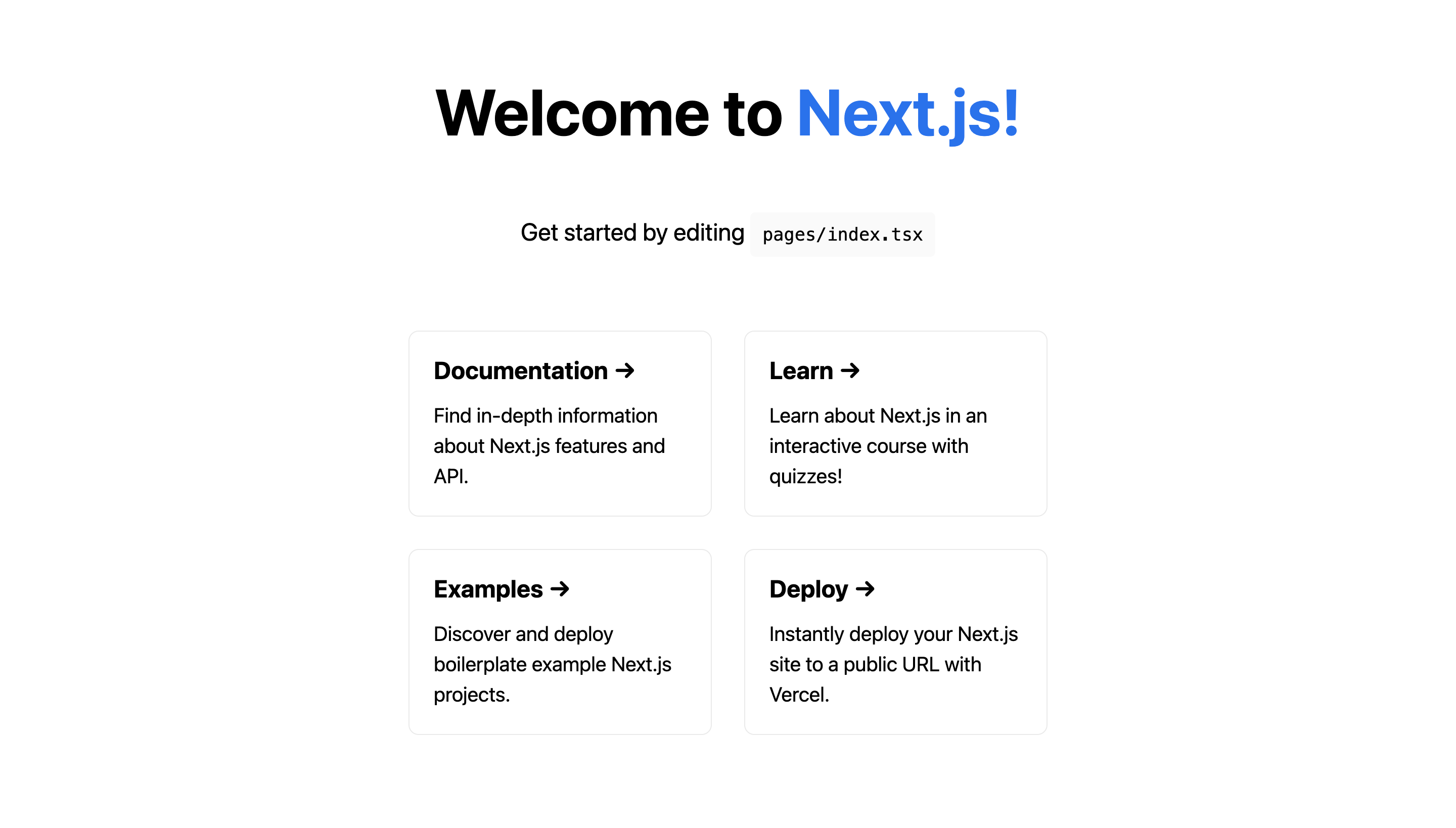 Run the Next.js app